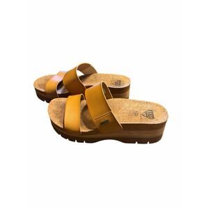Reef Women's Size 8 Cushion Vista Higher Platform Slide Sandals